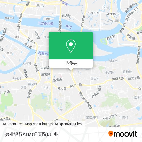 兴业银行ATM(迎宾路)地图