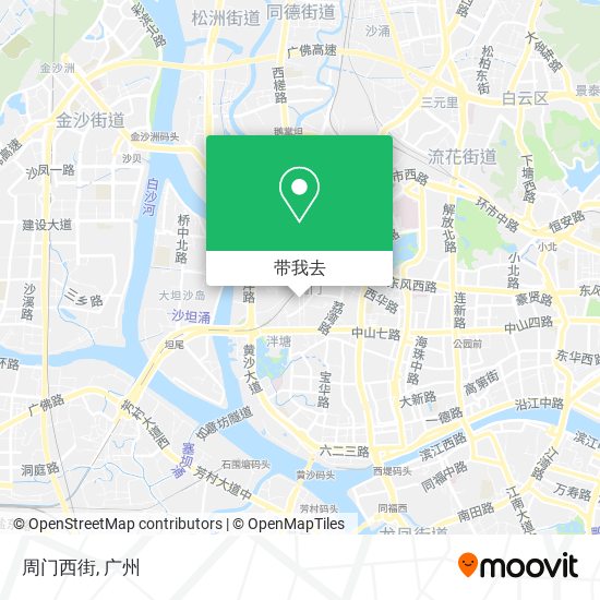 周门西街地图