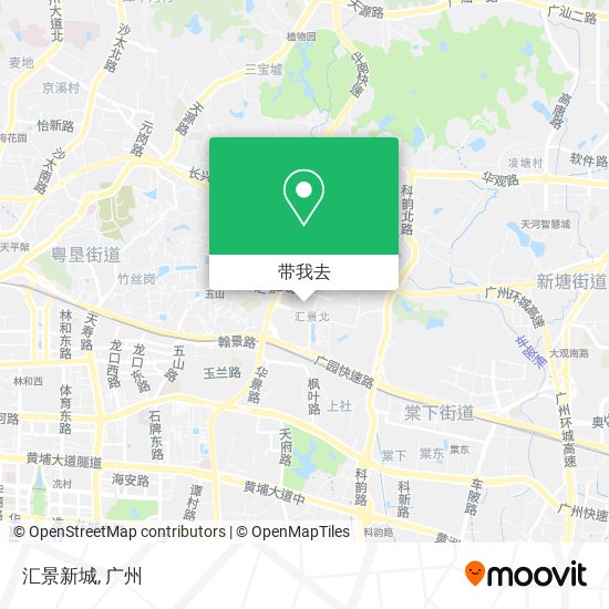汇景新城地图