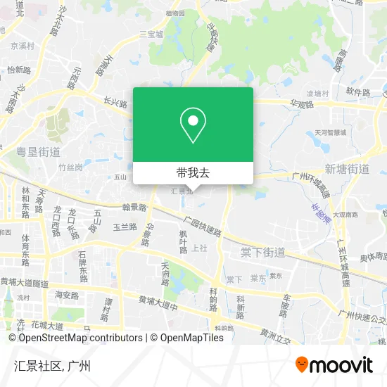 汇景社区地图