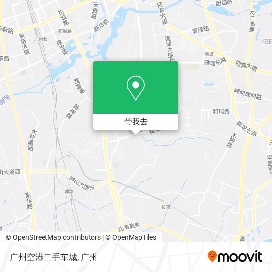 广州空港二手车城地图