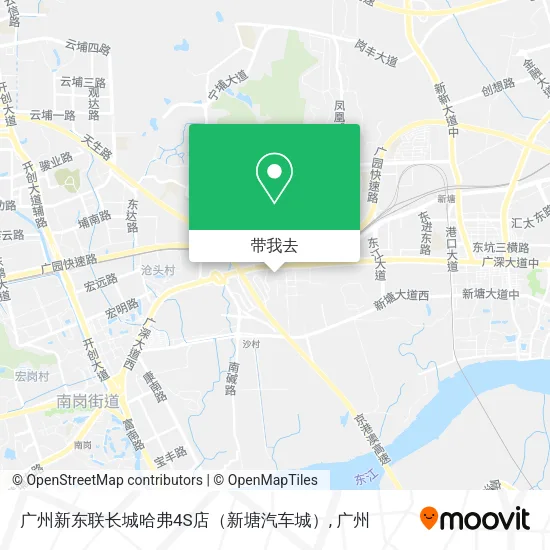 广州新东联长城哈弗4S店（新塘汽车城）地图