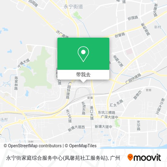 永宁街家庭综合服务中心(凤馨苑社工服务站)地图