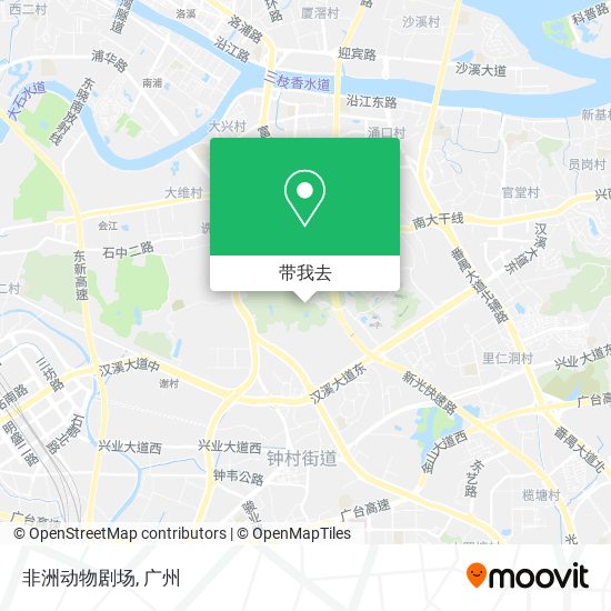 非洲动物剧场地图