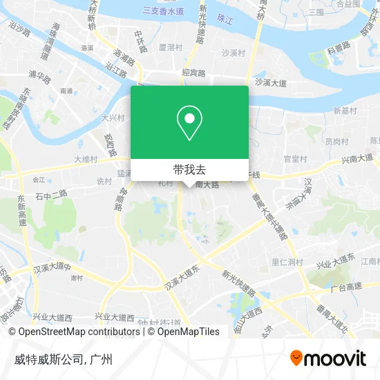 威特威斯公司地图