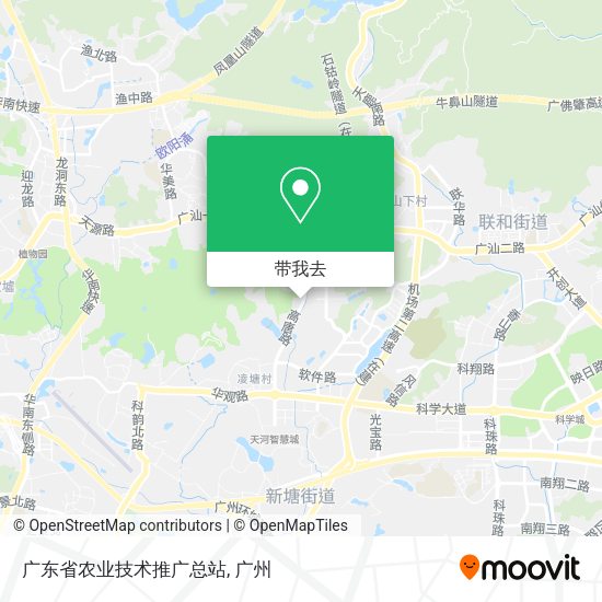 广东省农业技术推广总站地图