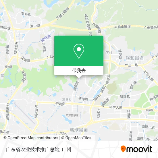 广东省农业技术推广总站地图