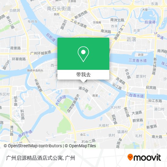 广州启源精品酒店式公寓地图