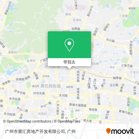 广州市展汇房地产开发有限公司地图