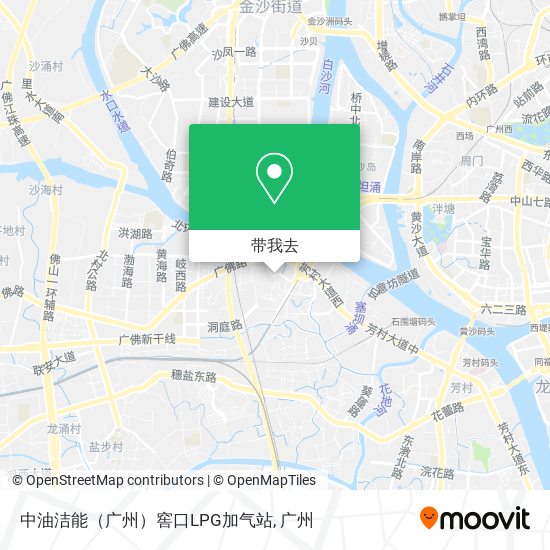 中油洁能（广州）窖口LPG加气站地图