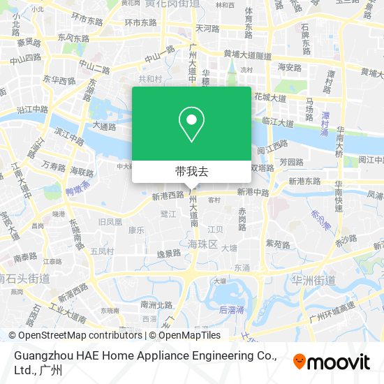 Guangzhou HAE Home Appliance Engineering Co., Ltd.地图