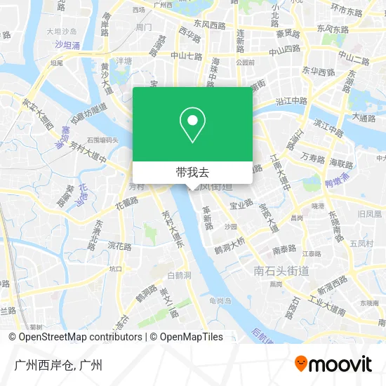 广州西岸仓地图