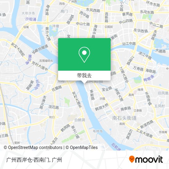 广州西岸仓-西南门地图