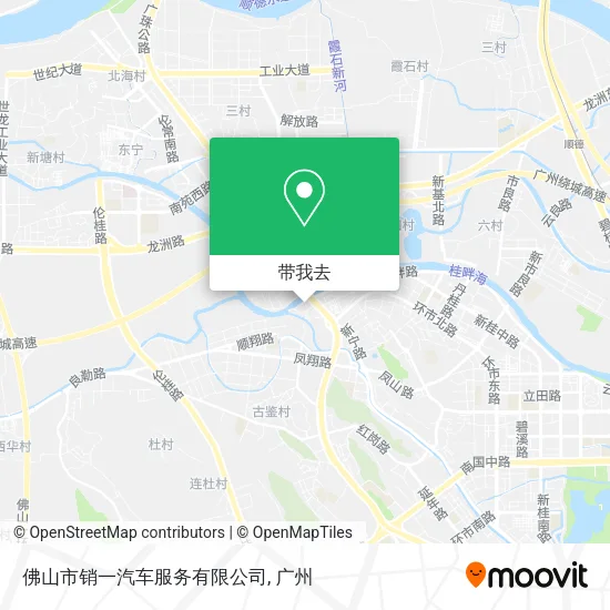 佛山市销一汽车服务有限公司地图