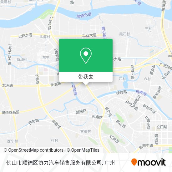 佛山市顺德区协力汽车销售服务有限公司地图
