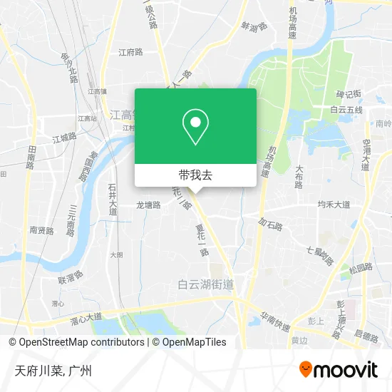 天府川菜地图