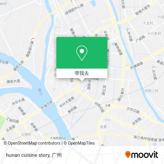 hunan cuisine story地图