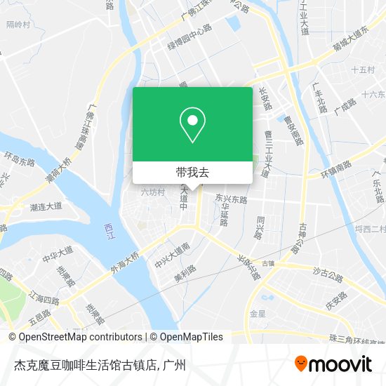 杰克魔豆咖啡生活馆古镇店地图