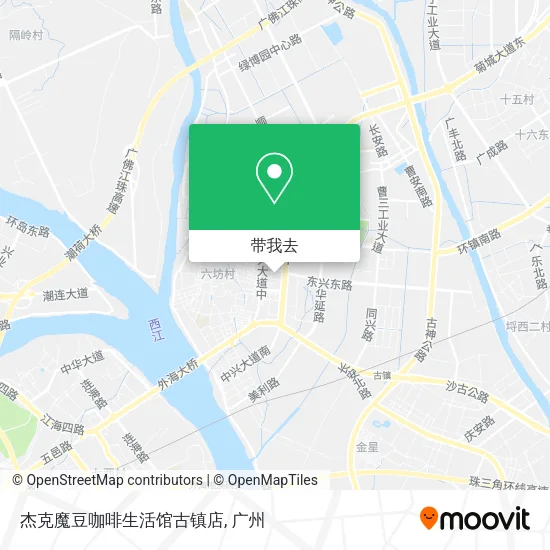 杰克魔豆咖啡生活馆古镇店地图