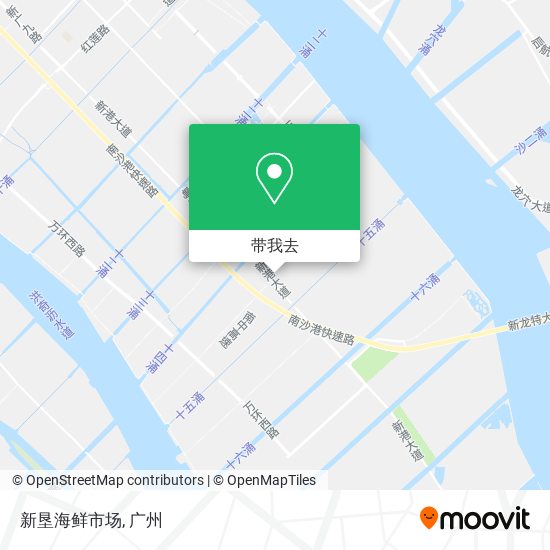 新垦海鲜市场地图