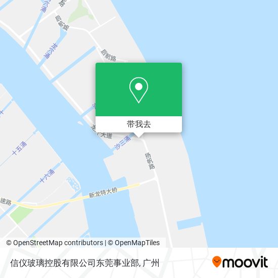信仪玻璃控股有限公司东莞事业部地图