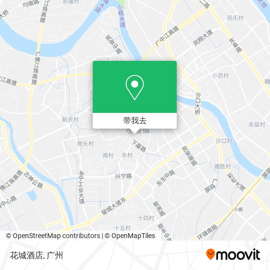 花城酒店地图