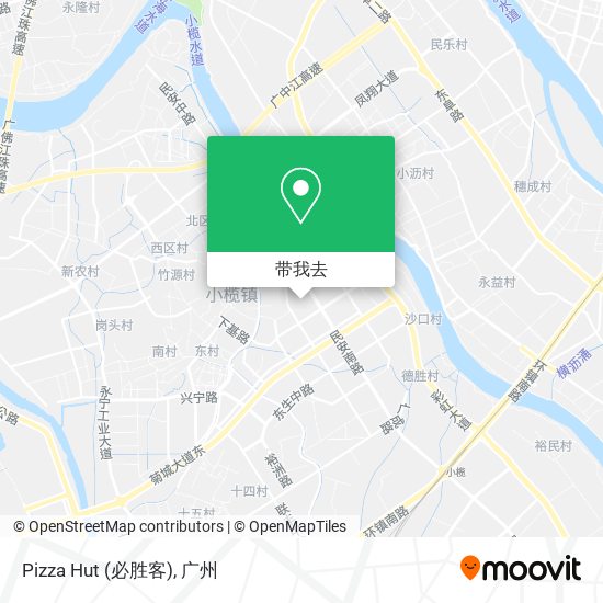 Pizza Hut (必胜客)地图