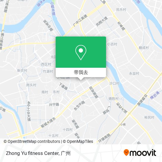 Zhong Yu fitness Center地图