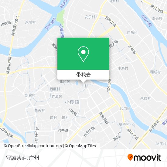 冠誠茶莊地图