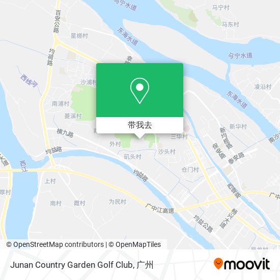 Junan Country Garden Golf Club地图