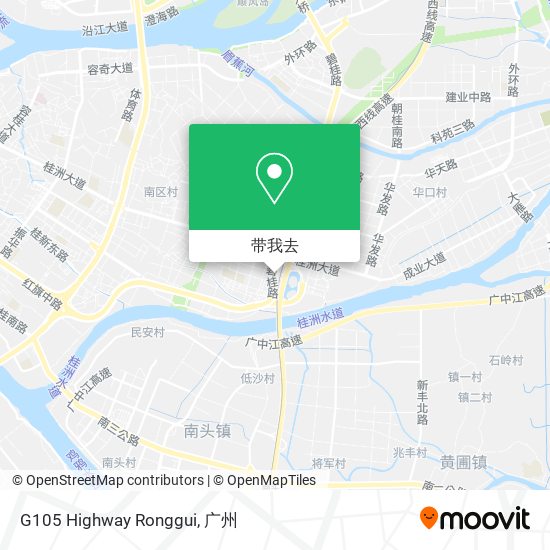 G105 Highway Ronggui地图