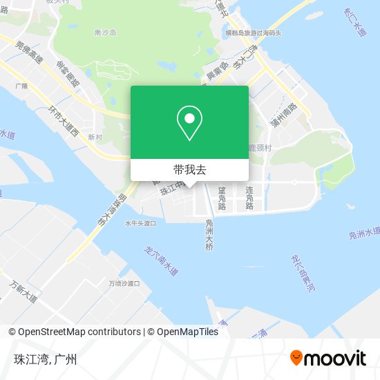 珠江湾地图