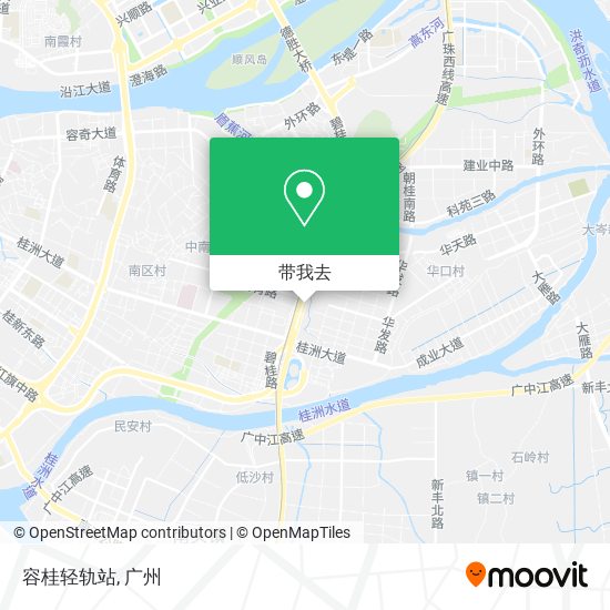容桂轻轨站地图