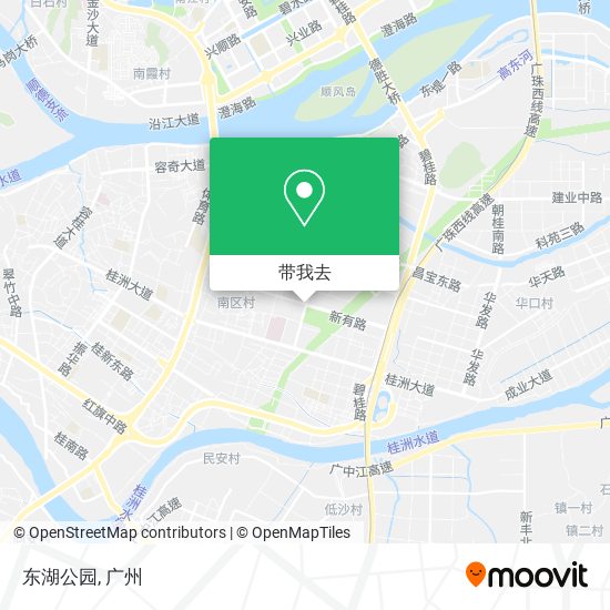 东湖公园地图