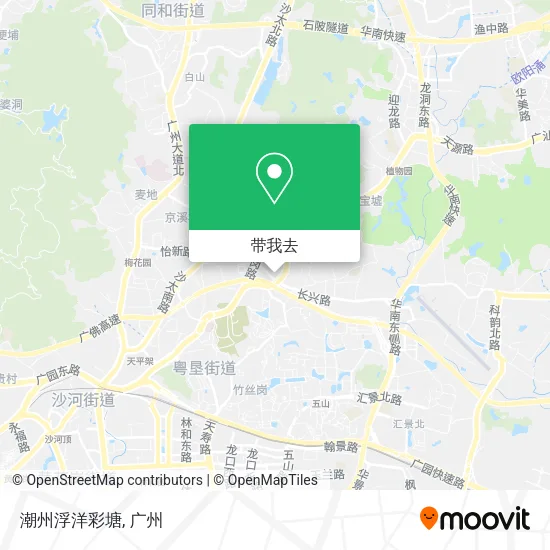 潮州浮洋彩塘地图