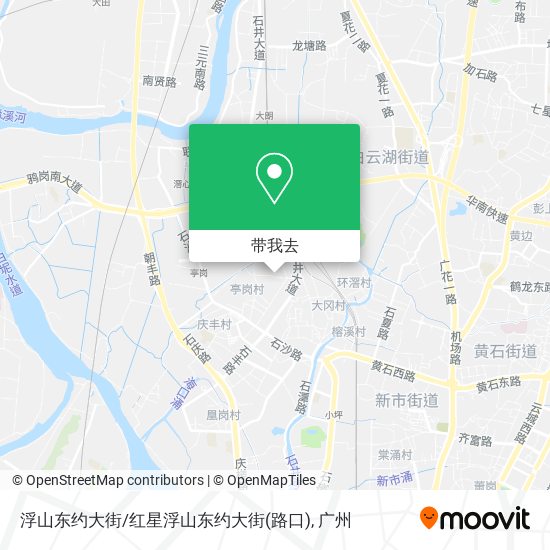 浮山东约大街/红星浮山东约大街(路口)地图