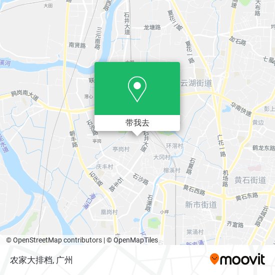 农家大排档地图