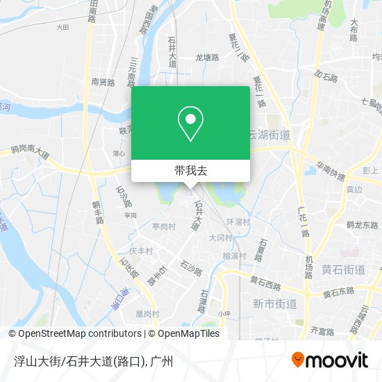 浮山大街/石井大道(路口)地图