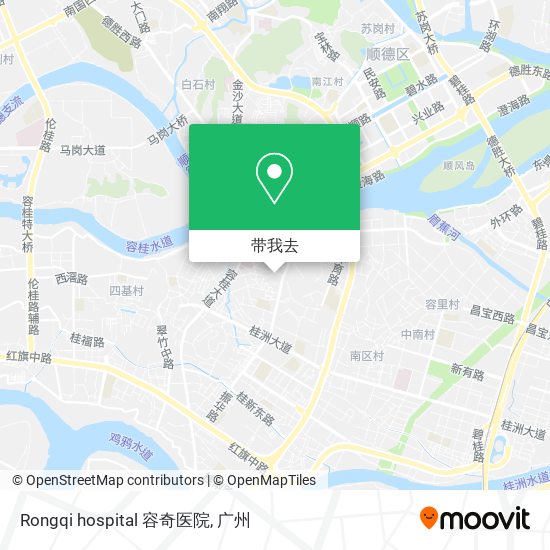 Rongqi hospital 容奇医院地图