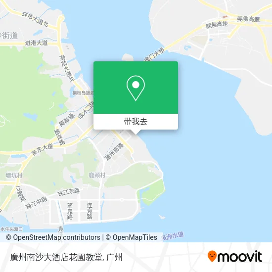 廣州南沙大酒店花園教堂地图