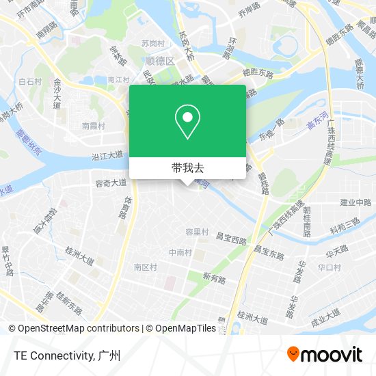TE Connectivity地图