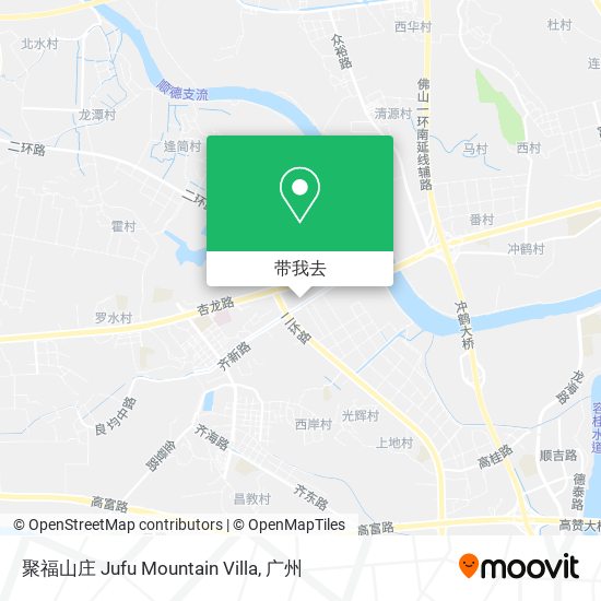 聚福山庄 Jufu Mountain Villa地图