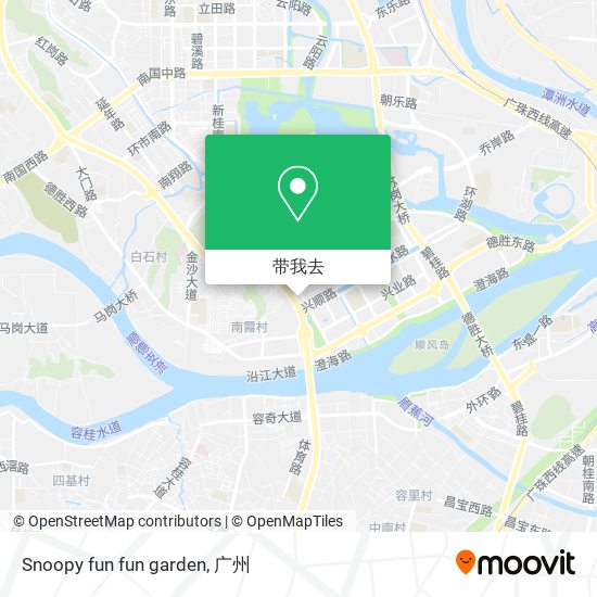Snoopy fun fun garden地图