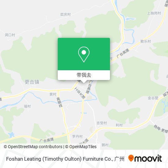 Foshan Leating (Timothy Oulton) Furniture Co.地图