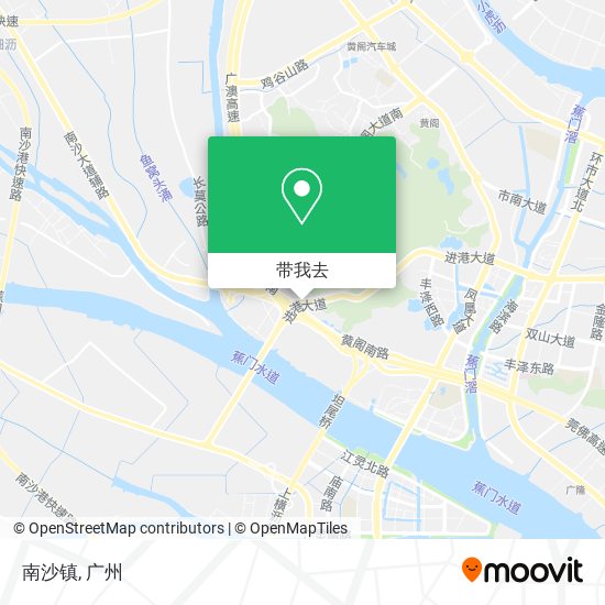 南沙镇地图