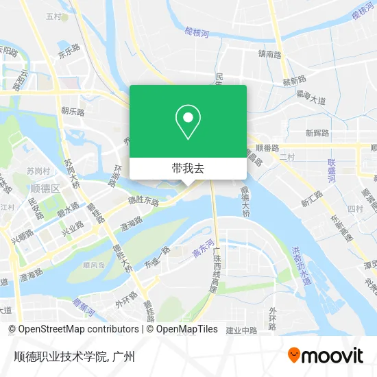 顺德职业技术学院地图