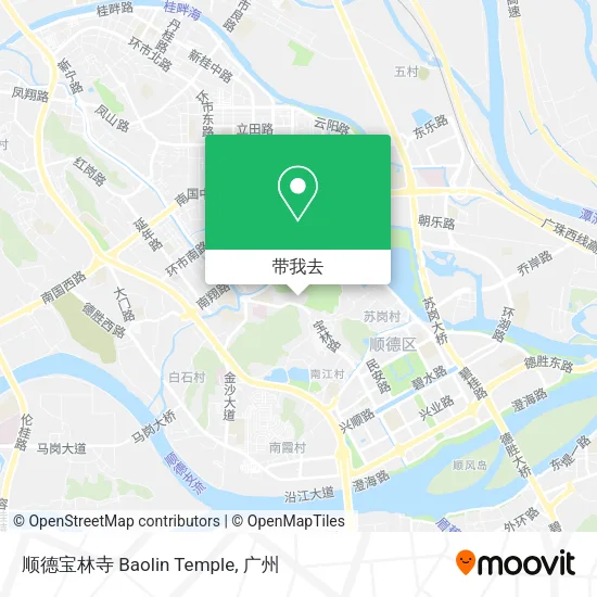 顺德宝林寺 Baolin Temple地图