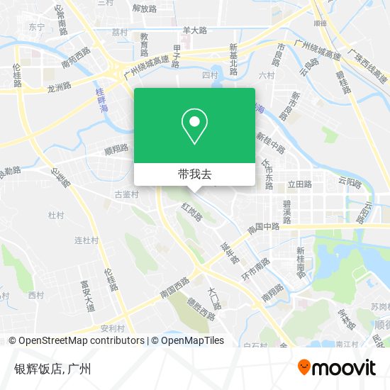 银辉饭店地图