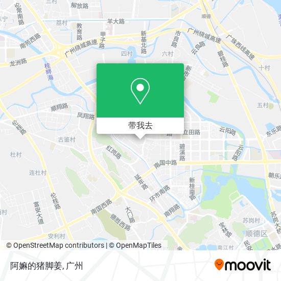 阿嫲的猪脚姜地图