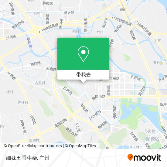 细妹五香牛杂地图